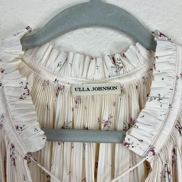 Ulla Johnson Cream Floral Blouse - Picture 3 of 6